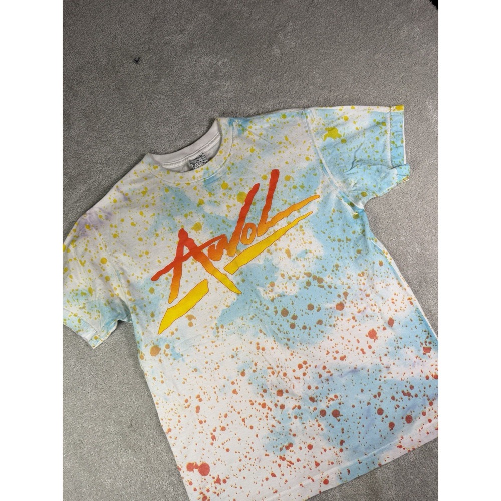 Y2K Rogue Status Awol Paint Splatter AOP Skate Gun T Shirt Men Medium Rob Dyrdek